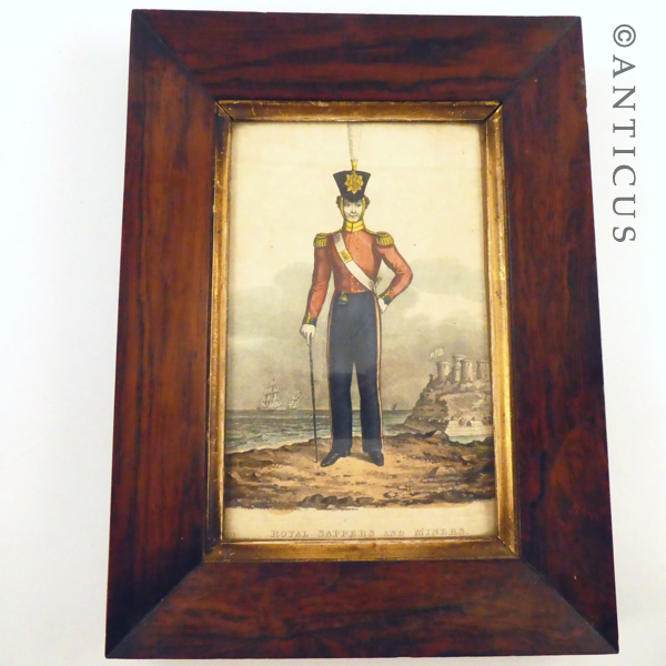 Antique Military Litho, 1820.