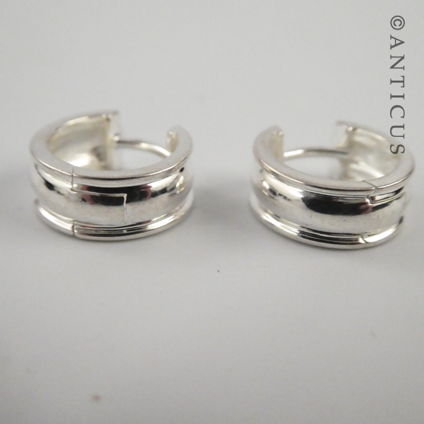 Little Silver Hoop Earrings.