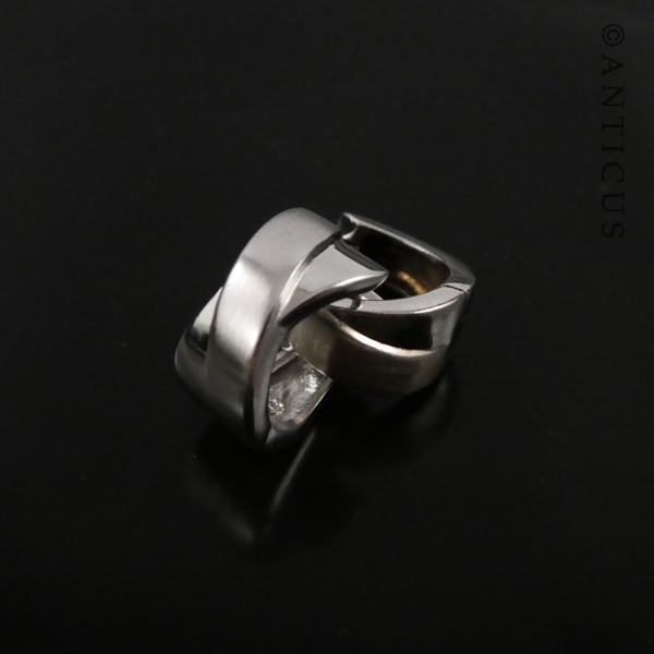 Sterling Silver Small Hoop Earrings.