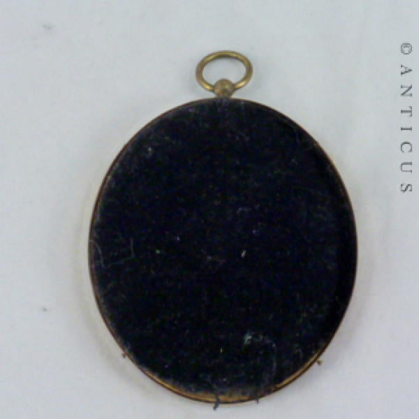 Portrait Miniature of Young Girl.