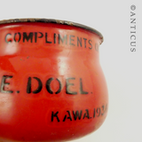 1936 Kawakawa Advertising Tin Pot.