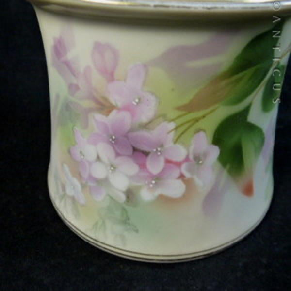 Poland China Fine Porcelain Lidded Pot.