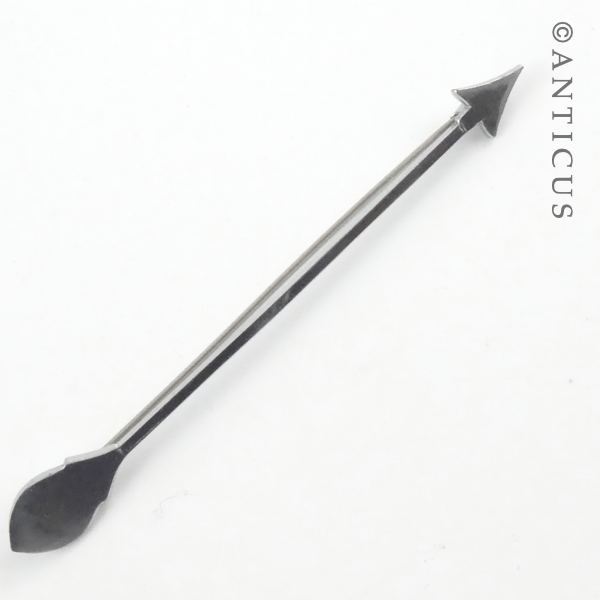 Art Deco Arrow Bar Brooch.