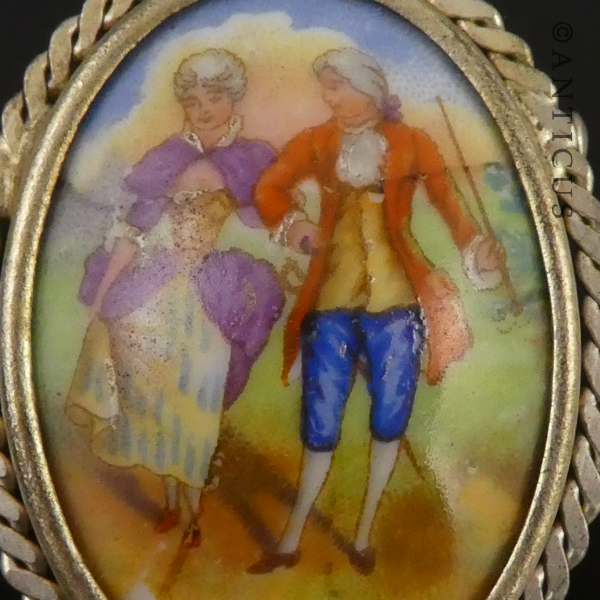 Vintage Limoges Brooch