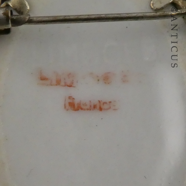 Vintage Limoges Brooch