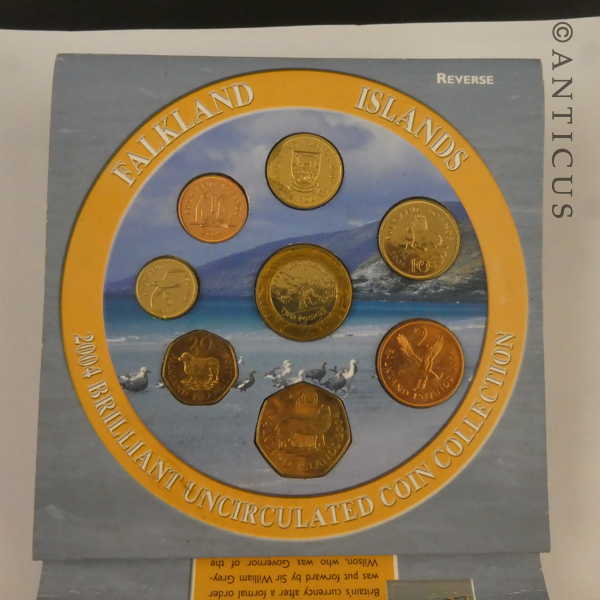 Falkland Islands 2004 Coin Collection.