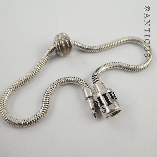 Modern Charm Bracelet, by Halia.