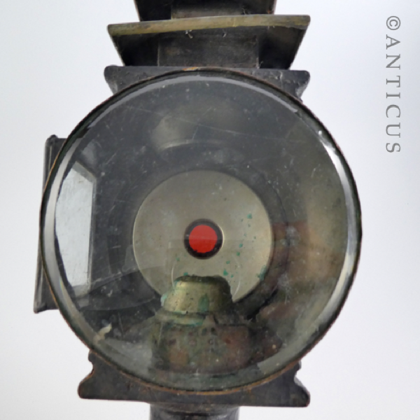 Antique Carriage Lamp, Victorian Period.