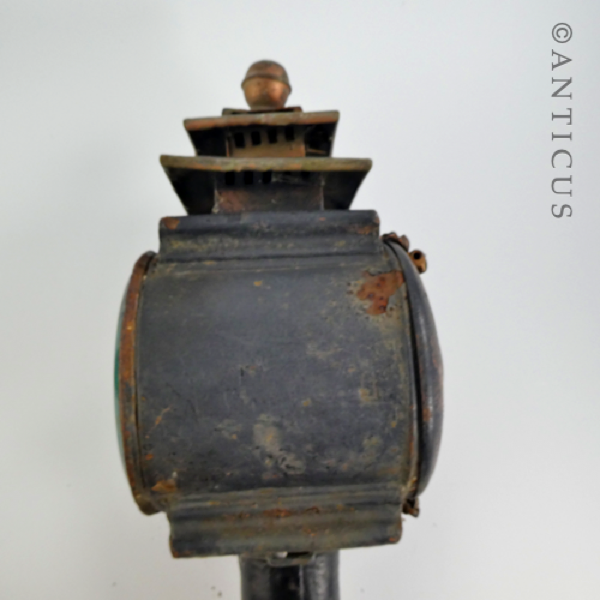 Antique Carriage Lamp, Victorian Period.