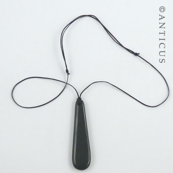New Zealand Jade Large Patu Pendant.