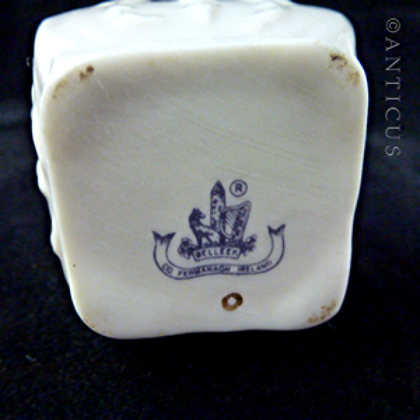 Pair of Small Irish Belleek Vases.