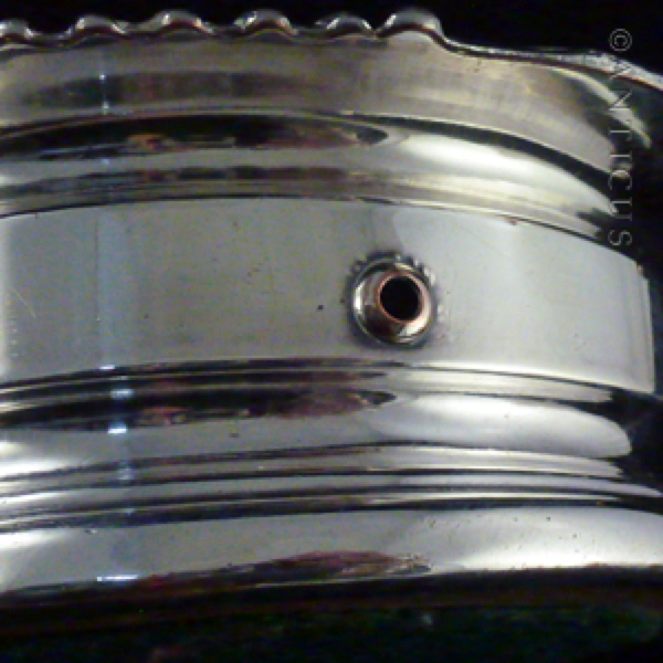 Old Sheffield Plate Decanter Coaster, Early 1800s.