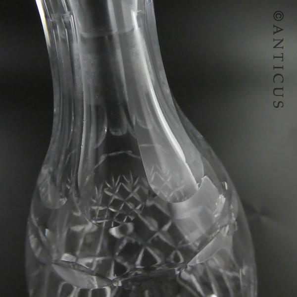 Webb Corbett Crystal Decanter.