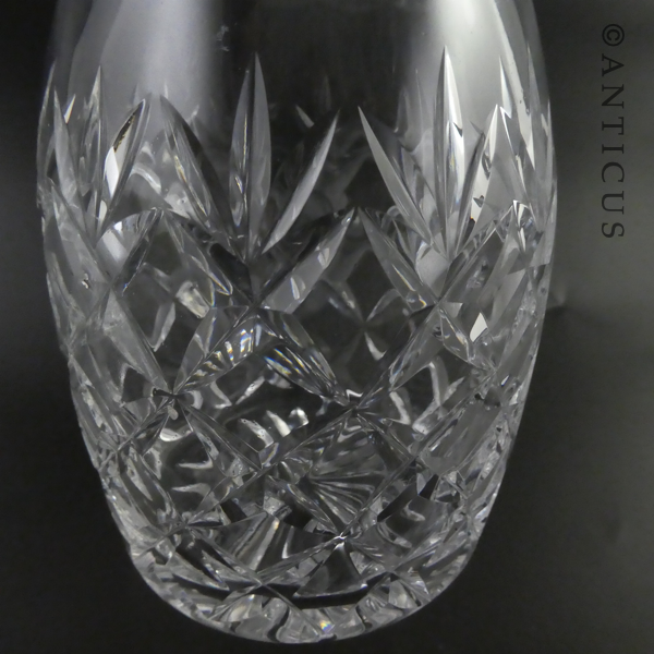 Webb Corbett Crystal Decanter.