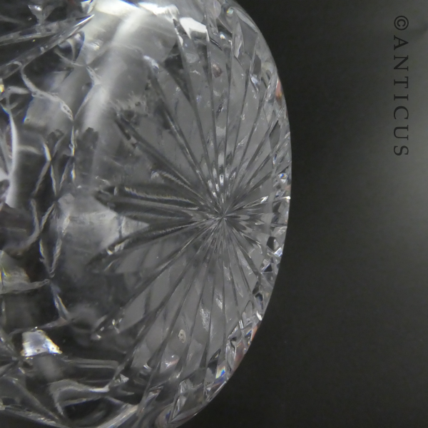 Webb Corbett Crystal Decanter.