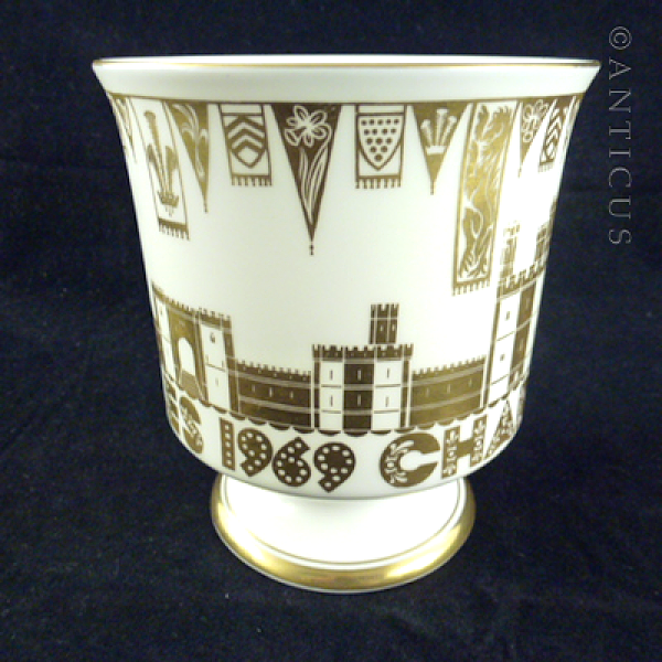 Coalport Bone China Goblet, Charles's Investiture