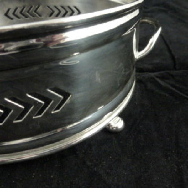 Dish Stand, or Potato Ring, Silver Plate.