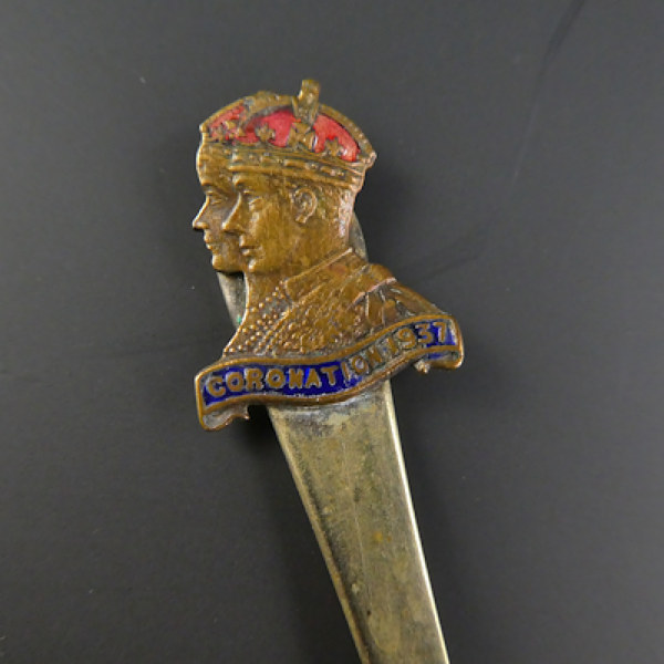 1937 Coronation Butter Spreader