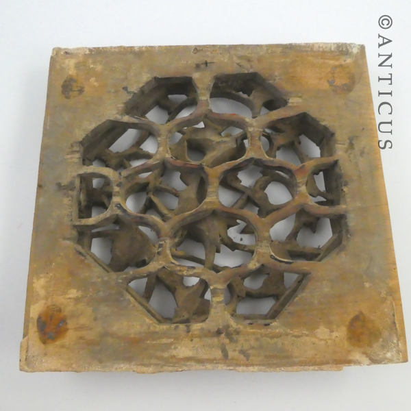 Round Lacquer and Gilt Chinese Panel.