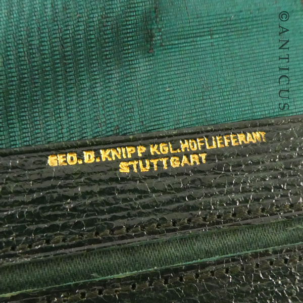 Antique Leather Folder, Maker Court Supplier.