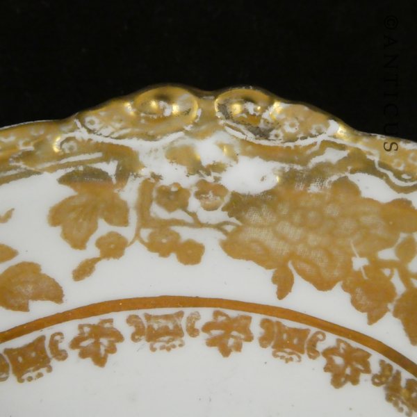 Vintage Hammersley Small Gilded Dish.