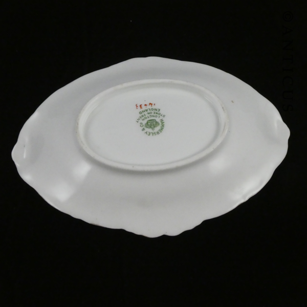 Vintage Hammersley Small Gilded Dish.