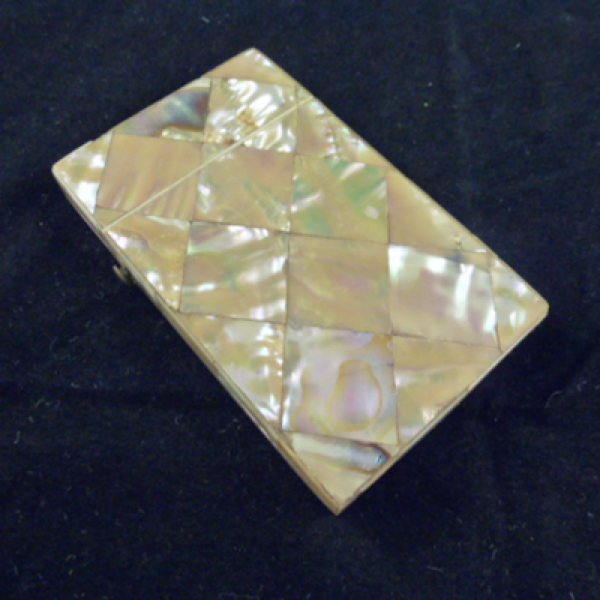 Mother of Pearl Calling Card Case.