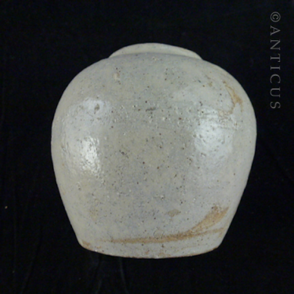 Stoneware Rustic Chinese Ginger Jar.