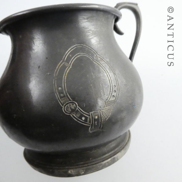 Pewter Large Sugar Pot.
