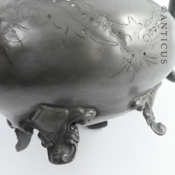 Old Britannia Metal Coffee Pot.