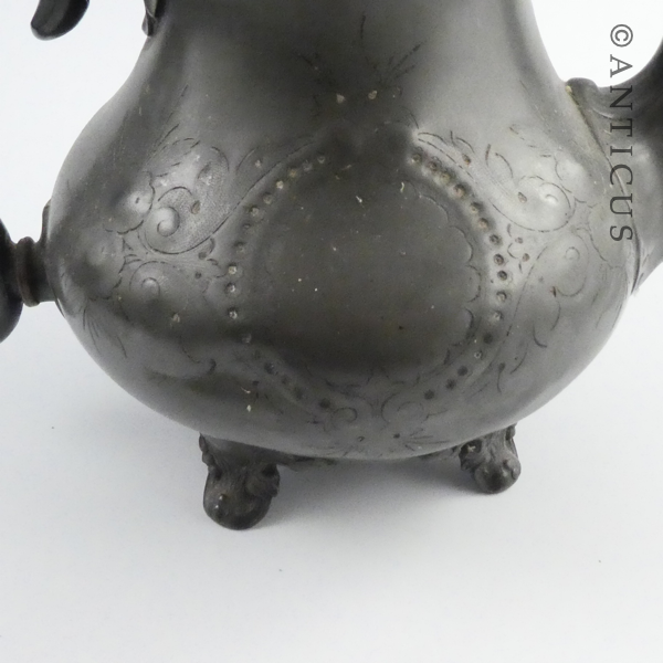 Old Britannia Metal Coffee Pot.