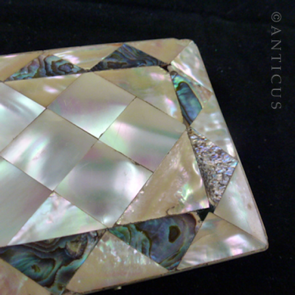 Mother of Pearl Calling Card Case, Victorian.