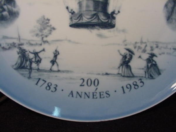 Bing & Grondahl Ballooning Commemorative Plate.