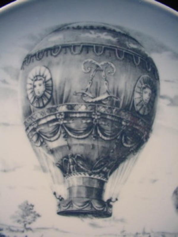 Bing & Grondahl Ballooning Commemorative Plate.