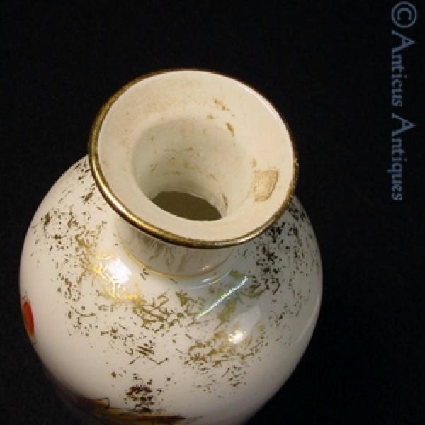 Porcelain French Perfume Bottle, Circa 1900.