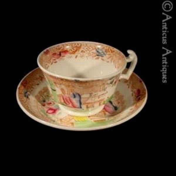 Early 19th Century Georgian Teacup and Saucer.