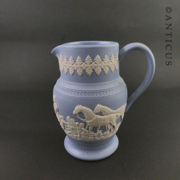 Dudson Blue Jaspware Jug