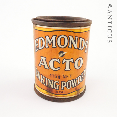 Small Vintage Edmonds Baking Powder Tin