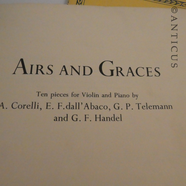 Vintage Music for Violin and Piano.