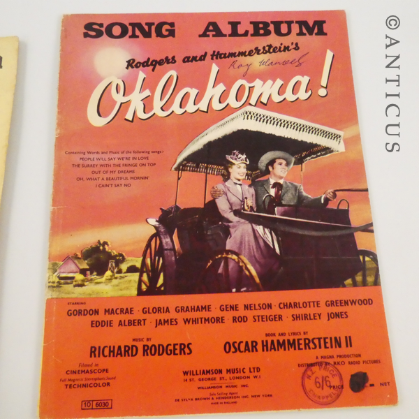 Three Sheet Music Items, for Piano.