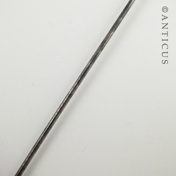 Charles Horner Silver Long Hatpin.