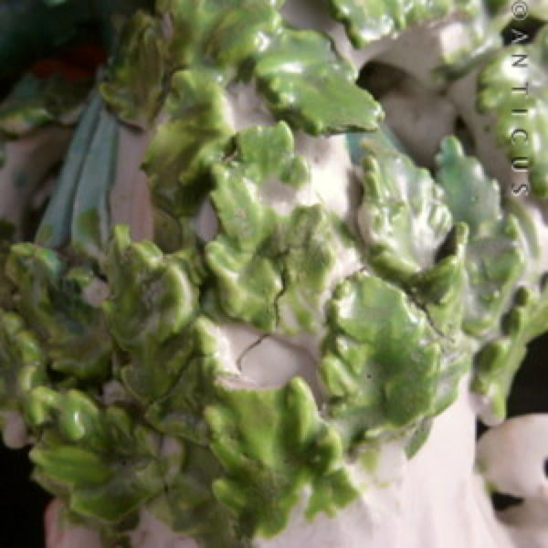 Porcelain Figurine, 18th Century?, Candleholder.