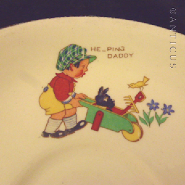 Child's Empire Wear Trio, Nursery Characters.