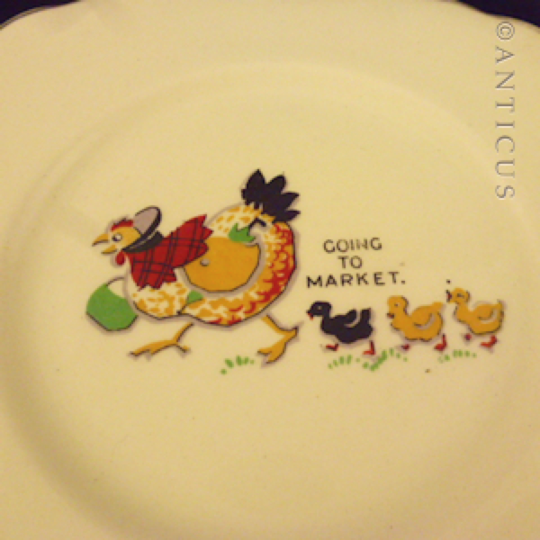 Child's Empire Wear Trio, Nursery Characters.