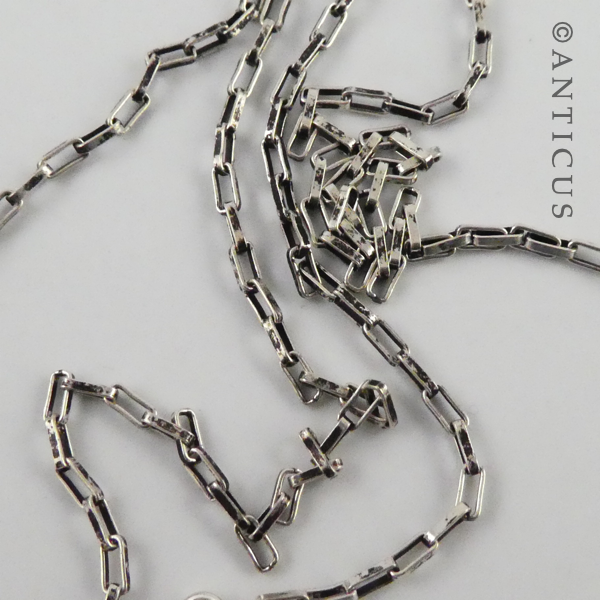 Vintage Paua and Silver Necklace.