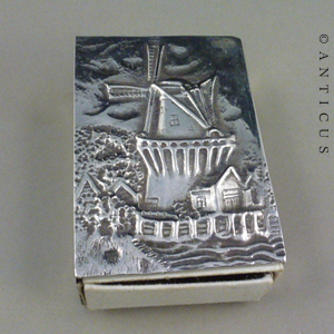 Dutch Windmill Matchbox Cover.