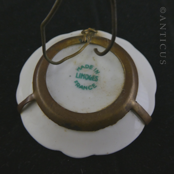 Handpainted Tiny Limoges Plate.