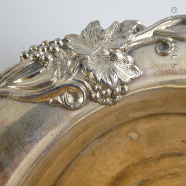 Pair of Old Sheffield Plate Decanter Coasters.