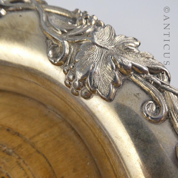 Pair of Old Sheffield Plate Decanter Coasters.