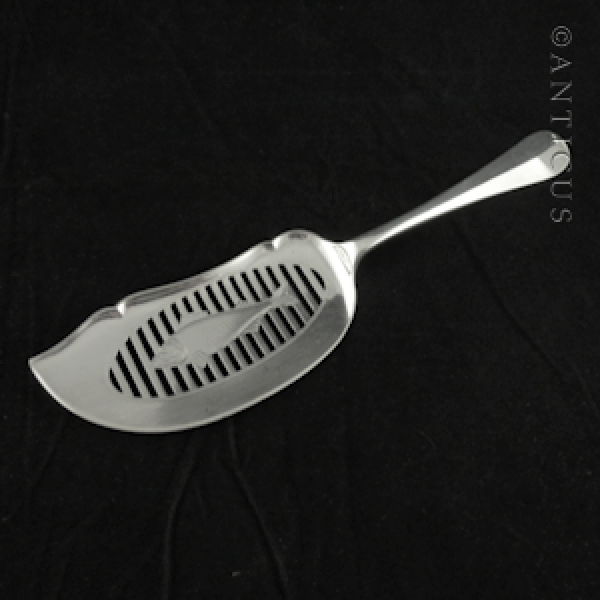 Early 20th Century Dutch Silver Fish Slice.